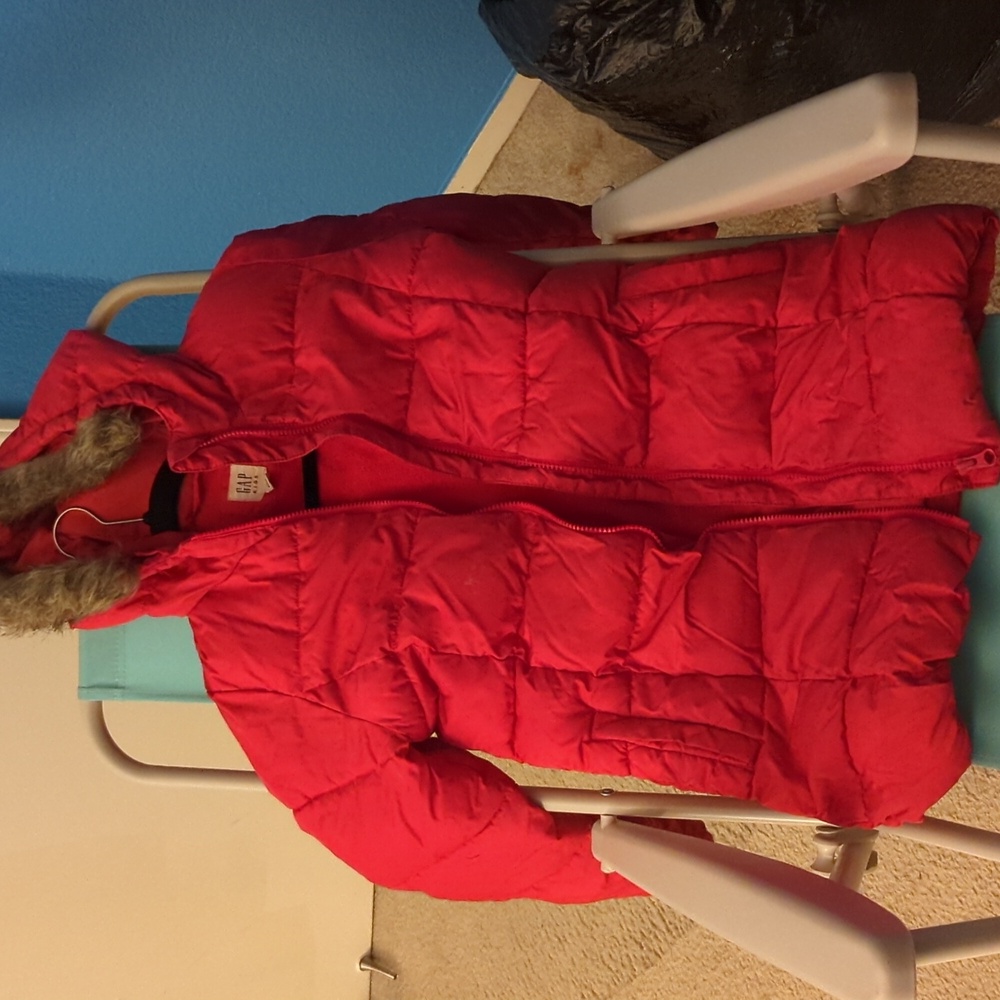 Gap Kid's puffer coat pink